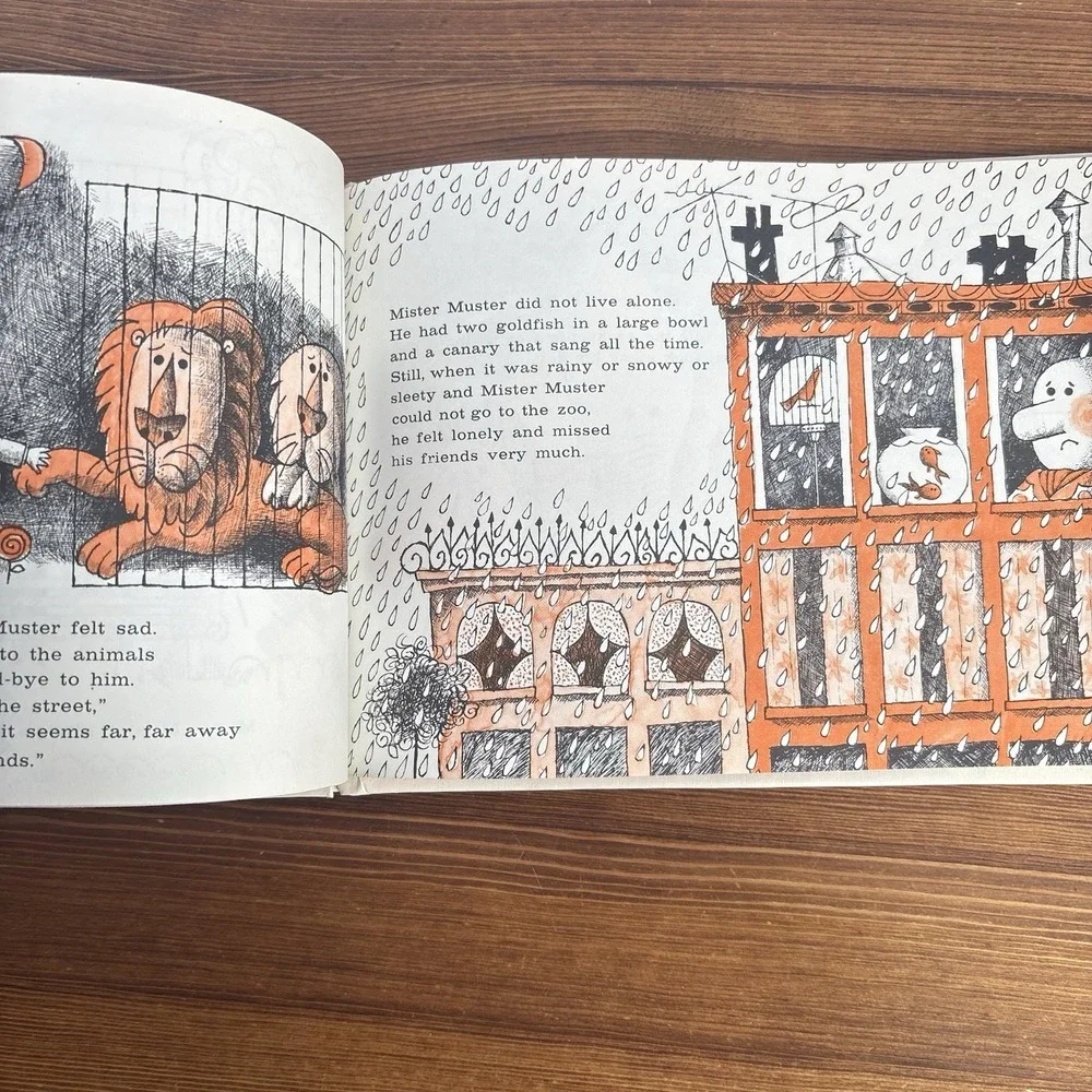 A Zoo for Mister Muster Arnold Lobel 1962 Vintage Hardcover Harper & Row